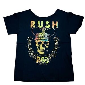 Rush R40 Skull Graphic Tee - Black
